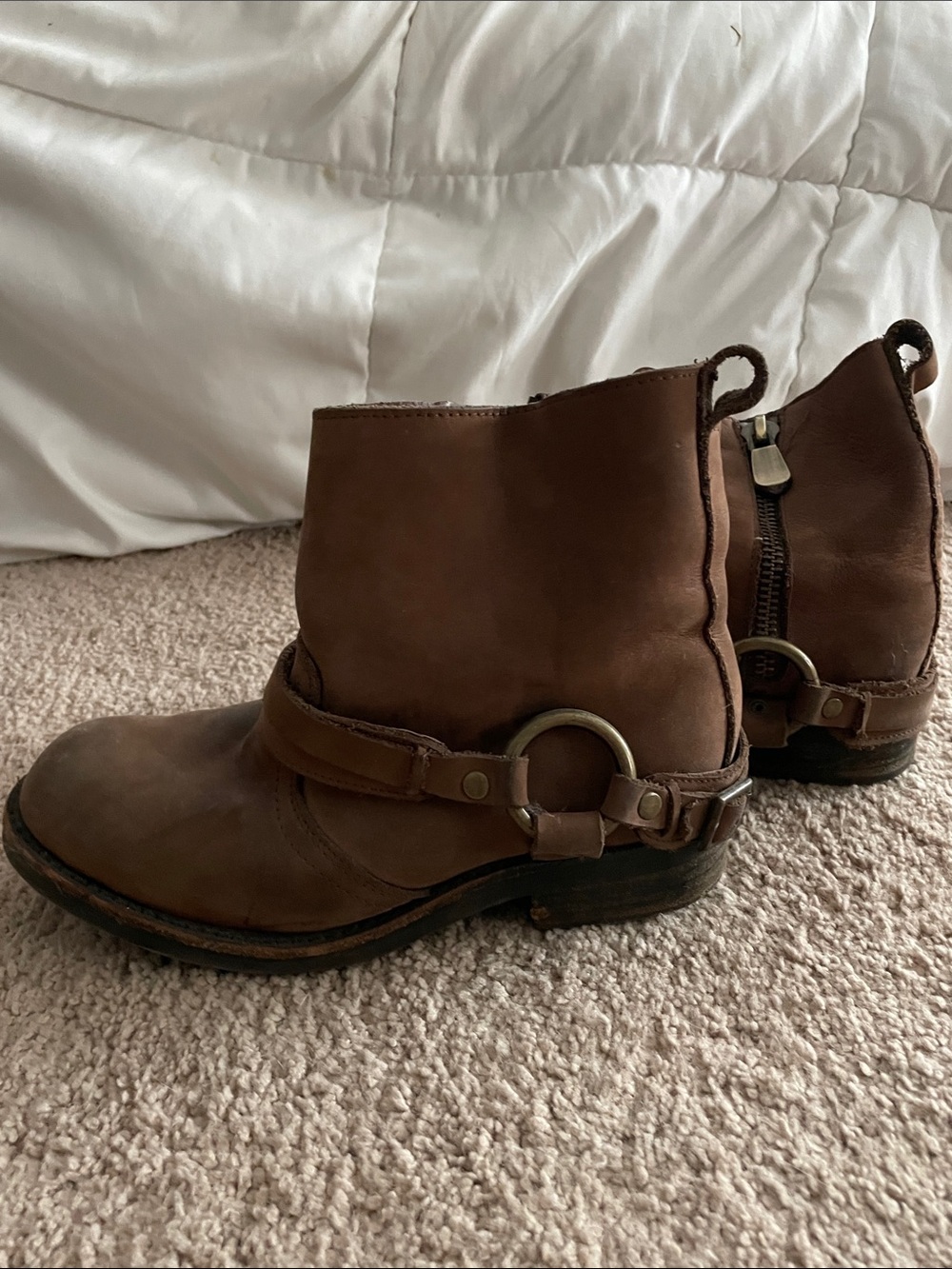 Jeffrey Campbell women’s 8 leather boots